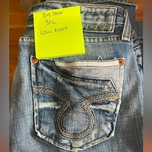 Big star pants good condition